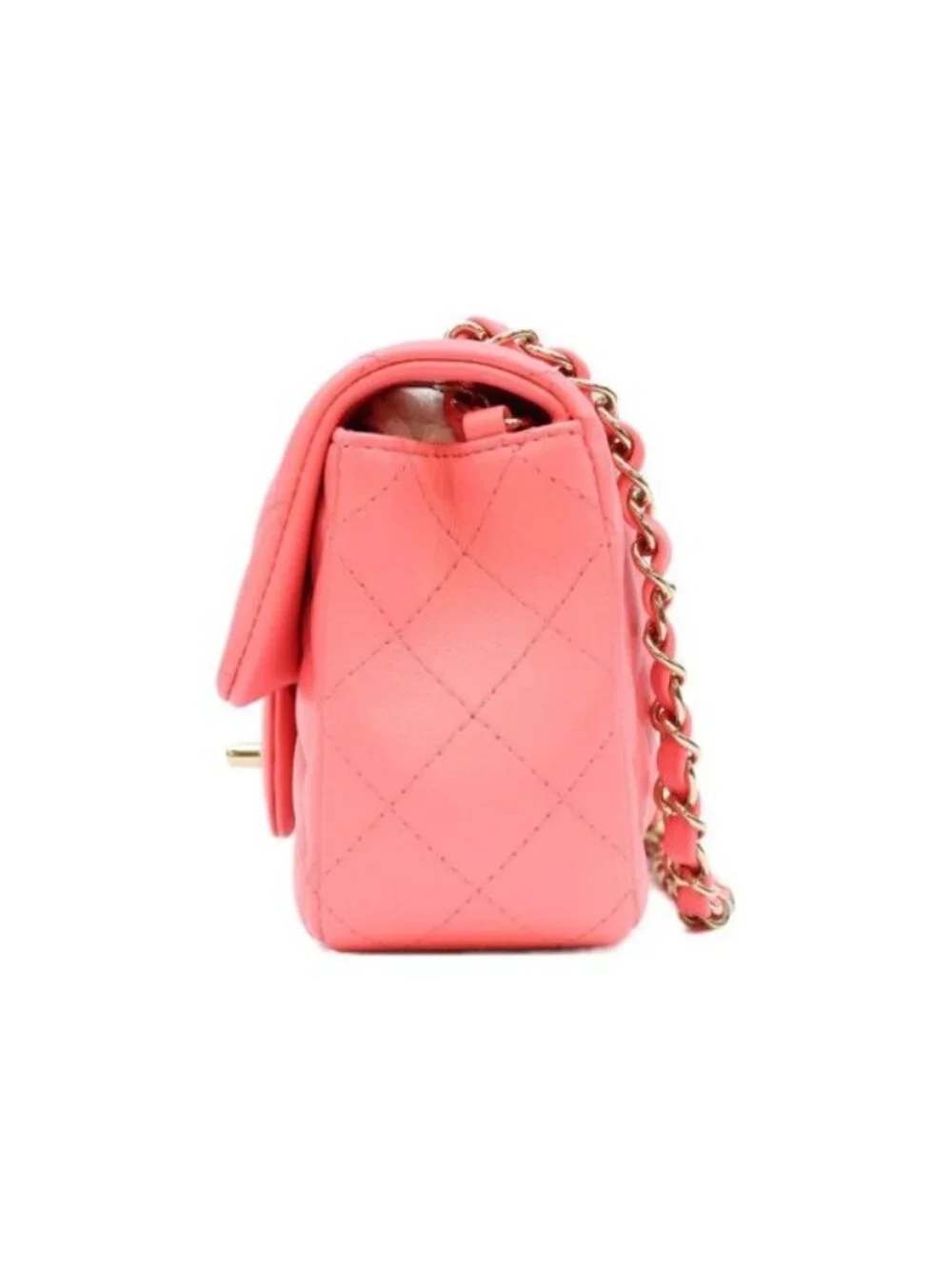 Chanel Pink Lamb Gold Mini Quilted 20